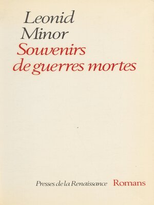 cover image of Souvenirs de guerres mortes